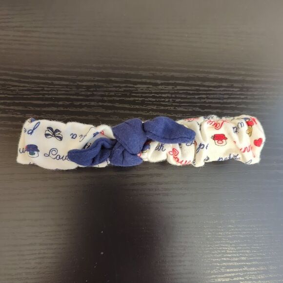 Vintage Kids Headquarters‎ Fleece Snap Embellished Sweater & Headband 12 Months - Picture 9 of 9